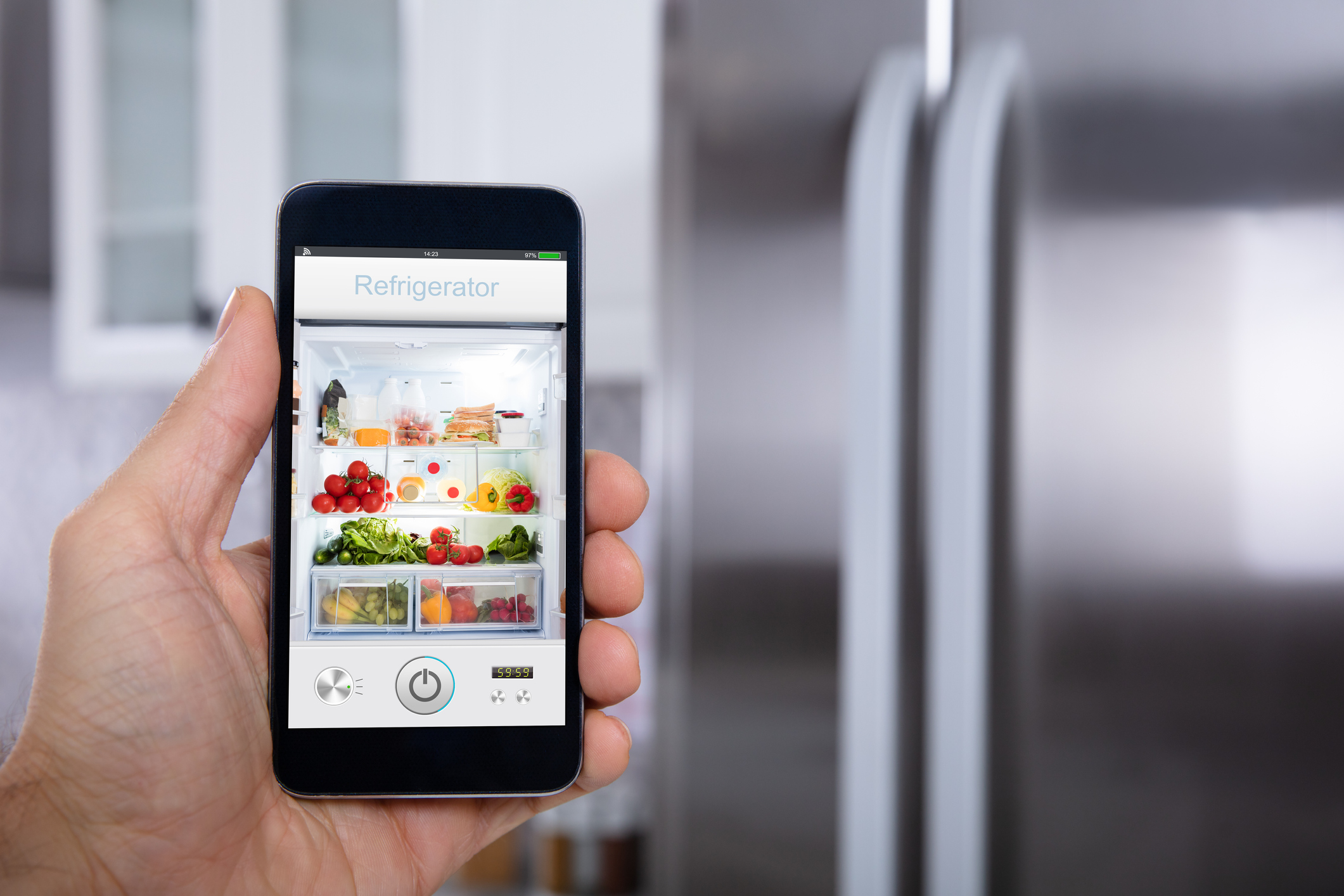 Ge fridge deals app